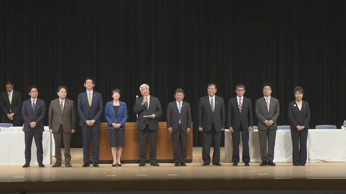 自民党総裁選　松山・大阪で演説会　上川外務大臣外遊中の討論会は牧原秀樹衆院議員が代理出席へ|TBS NEWS DIG