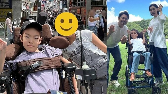 【星野真里＆髙野貴裕】長女・ふうかさん　友人と共に”原宿デビュー” “パパは全面バックアップ”　【先天性ミオパチー】|TBS NEWS DIG