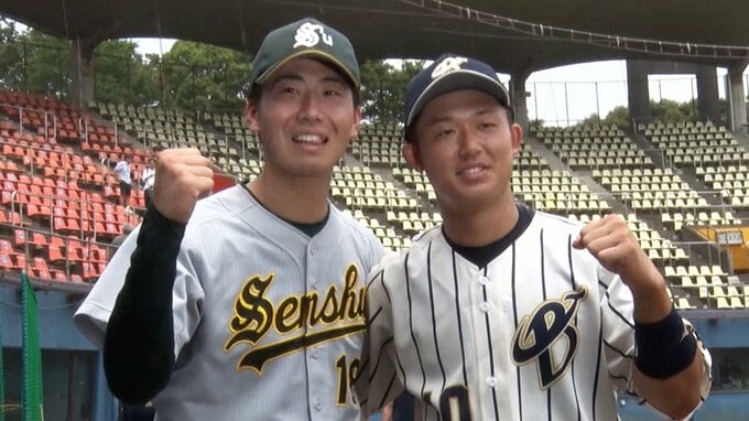「4年後一緒にプロへ」甲子園出場バッテリーが交わした約束！最速152キロ右腕・西舘＆大学侍ジャパン捕手・進藤【ドラフト】|TBS NEWS DIG