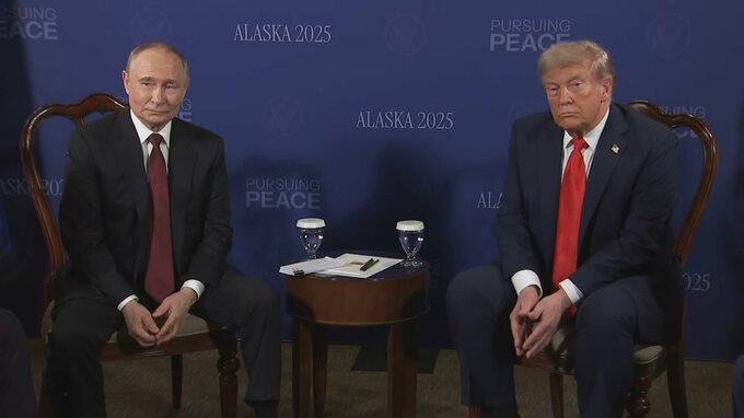 ロシア・プーチン大統領 ウクライナの東部2州撤退要求 米ロ首脳会談で、トランプ大統領はゼレンスキー大統領に電話会談で伝達