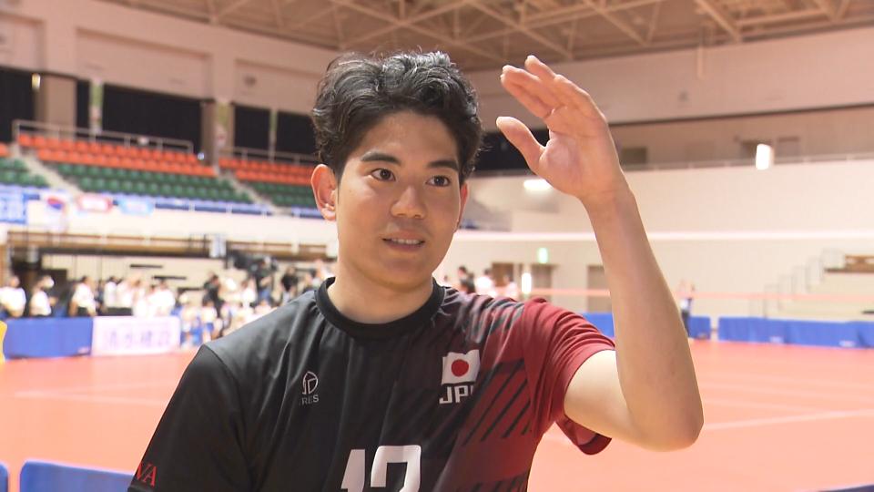 県出身レフティー・デフバレー日本代表・眞謝茂伸が世界選手権で奮闘