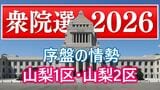 【衆議院議員選挙】衆議院選挙の序盤情勢　山梨1区は中谷氏と中島氏が競り合う　|　山梨のニュース | ＵＴＹテレビ山梨