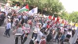 G7サミット開幕前に抗議デモ ガザ戦闘やイスラエルのイラン攻撃止めるよう各国首脳に訴え|TBS NEWS DIG