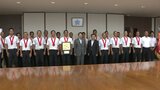 「福岡に優勝旗を」夏の甲子園出場の西日本短大附属高校が知事表敬 | 福岡のニュース|RKB NEWS|RKB毎日放送