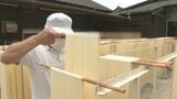 潮風に揺れるそうめん天日干し 五月晴れの中ピーク迎える 大分・宇佐市 | 大分のニュース|OBS NEWS|大分放送