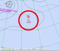 【気象情報】“台風のたまご”＝熱帯低気圧が発生へ　3日午前9時の予想図に「熱帯低気圧」を示す「TD」の記号　“ダブル台風”の今後の進路予想は？【雨のシミュレーション】　|　SBC NEWS | 長野のニュース | SBC信越放送