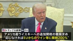 「世界中がアメリカから金をむしり取っている」　トランプ大統領 EU産ワインなどに200％の関税を課す考え| TBS CROSS DIG with Bloomberg