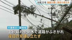 停電続く千葉県 午後1時時点で約1万600軒　土砂崩れや倒木で復旧見通し立たず| TBS CROSS DIG with Bloomberg