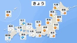 西日本では夜にかけてにわか雨注意　東日本は雲多いものの初夏の暑さ　北日本は晴れ 東北で25℃の夏日も|TBS NEWS DIG
