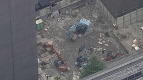 東京・中央区の工事現場で50代くらいの男性作業員の首に鉄筋が刺さる 男性はその後死亡　警視庁|TBS NEWS DIG