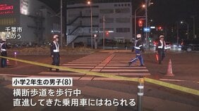 千葉市で小学2年生の男児（8）がはねられ死亡　横断歩道を渡る途中で直進車2台に|TBS NEWS DIG