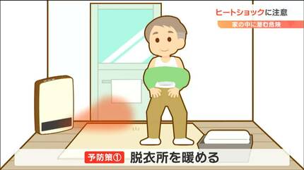 寒波襲来”で入浴時に「ヒートショック」の危険性 防止方法はどうする