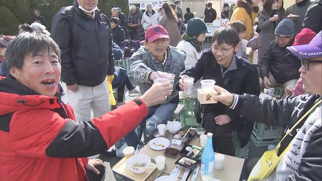 純米新酒お披露目 八鹿酒造で「極寒蔵開き」 大分|TBS NEWS DIG