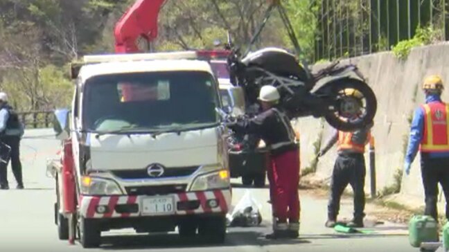 「片足がないようだ」「車とバイクが衝突」と緊迫の通報　大型バイクが車2台と次々衝突　GWの月山道で交通事故（山形・西川町）|TBS NEWS DIG