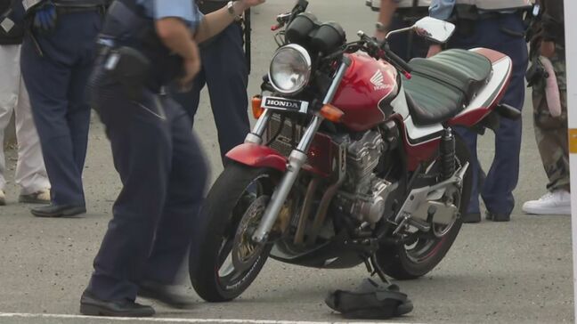 バイクどうしが衝突　男性2人がけがのもよう　山口|TBS NEWS DIG