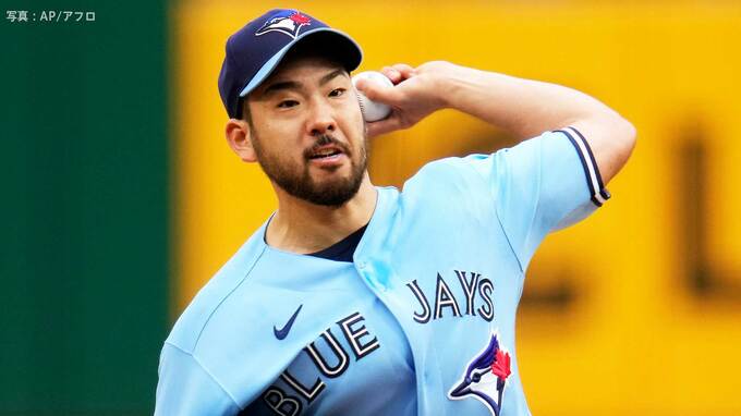 ブルージェイズ菊池 7回途中無失点 リーグ2位タイの5勝目、悪天候で90分遅れ＆打球が左腕直撃も平常心で投げ切る|TBS NEWS DIG