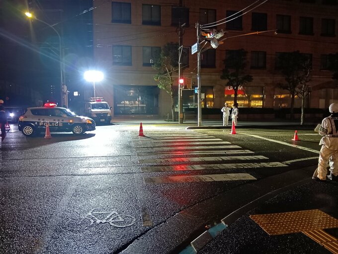 【速報】横断歩道を歩いて渡る女性が普通貨物自動車にはねられ意識不明の重体　運転手を過失運転致傷容疑で現行犯逮捕|TBS NEWS DIG