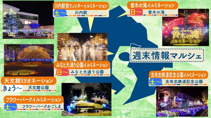 【鹿児島】この週末から点灯！イルミネーション情報【2024年11月30日～12月1日】　|　鹿児島のニュース｜MBC NEWS｜南日本放送