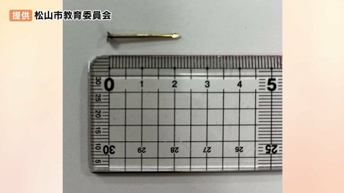 学校給食に釘が混入 ケガや健康被害の訴えはなし【愛媛】　|　愛媛のニュース - Nスタえひめ｜あいテレビは6チャンネル