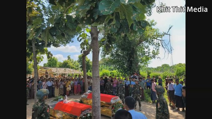 ミャンマー北部 伝統行事で軍の爆撃　子ども含む約30人死亡 50人以上負傷