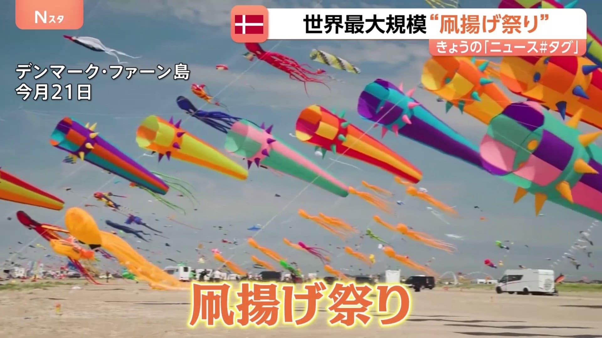 ブタだって空を舞う！2万5000の独創的な凧が空を埋め尽くす 世界最大