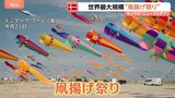ブタだって空を舞う!2万5000の独創的な凧が空を埋め尽くす 世界最大規模 デンマークの“凧揚げ祭り”|TBS NEWS DIG