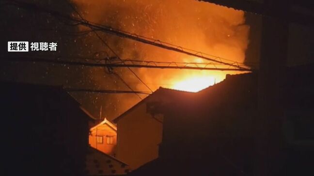 元日早朝に住宅4棟焼ける火事　焼け跡から遺体　火元とみられる住宅の67歳男性と連絡取れず　富山・滑川市|TBS NEWS DIG