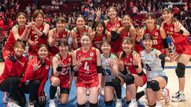 バレー女子日本代表が開幕4連勝、全試合ストレート勝利 ！ 石川真佑が最多20得点「いい雰囲気でできた」【ネーションズリーグ】|TBS NEWS DIG