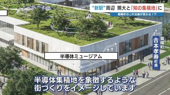 熊本県菊陽町・JR沿線の景色が変わる!?“新しい駅”周辺で熊大と町づくり 半導体の「知の集積地」とは|TBS NEWS DIG