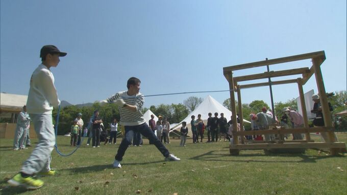 家族で楽しめる「むきばんだ史跡公園」GW期間中イベント盛りだくさん　記者も親子で火起こし体験|TBS NEWS DIG