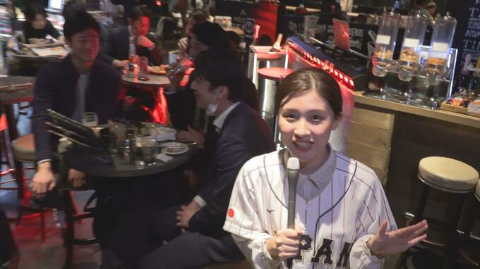 【侍ジャパン快進撃】ＲＫＢ本田アナ大興奮　ホークス選手も躍動　盛り上がる福岡|TBS NEWS DIG