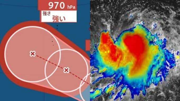 【台風18号情報】最大瞬間風速50m/sの「強い勢力」にまで発達か…　台風18号（ソウデル）週明け24日（月）に日本の南へ　日本への影響は？　発達しながら北上見込み　予想進路図／雨風シミュレーション|TBS NEWS DIG