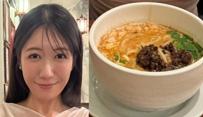 【 穂川果音 】　六本木『蒼龍唐玉堂』でサンラータン麺を堪能　「熱々の餡が最高に沁みました」|TBS NEWS DIG
