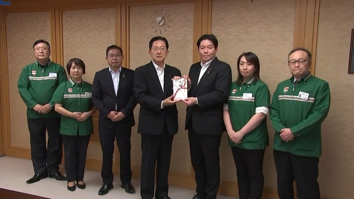 大手コンビニが岩手県産食材を使用したフェアの売り上げの一部を岩手県