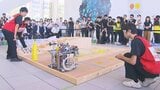 自作ロボットで課題をクリアし得点競う 11チームが出場 高校ロボット競技大会 大分 | 大分のニュース|OBS NEWS|大分放送