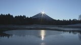 富士山山頂から初日の出 元旦のダイヤモンド富士 | 山梨のニュース | UTYテレビ山梨