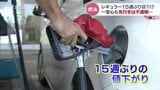 ガソリン平均価格 15週ぶりに値下げ 過去最高値の先週から一転、来週も値下がりか?富山|TBS NEWS DIG