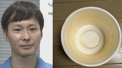 ごみ清掃芸人 】 カップ麺のプラの空き容器の汚れ 「汚れを落とすの