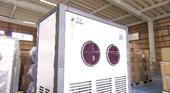 【熊本地震・避難所の暑さ対策】移動式エアコン導入…キャスター付き、設置場所問わないため、エアコンのない山間部の公民館での活用想定…長野市の災害支援拠点でも対策進む　|　SBC NEWS | 長野のニュース | SBC信越放送