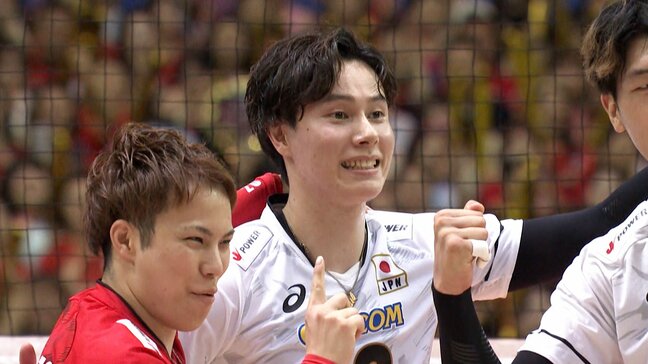 バレー日本代表、アルゼンチンに0ー2から大逆転勝ち 宮浦健人が2試合連続の20点越え【ネーションズリーグ】|TBS NEWS DIG