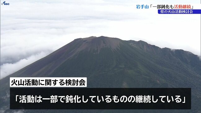 地殻変動が一部鈍化も地震は継続　噴火警戒レベル「2」の岩手山　研究者らの検討会「西側の火口周辺規制は妥当」と見解　東側の活動も注視　岩手　|TBS NEWS DIG