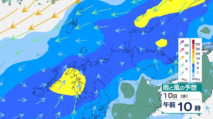 【警報級大雨】九州北部で10日「非常に激しい雨」予想　1時間に50ミリ　山口・福岡・佐賀・長崎|TBS NEWS DIG