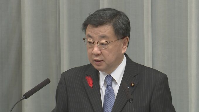 【速報】「明るいニュース、大変喜ばしい」大谷選手の本塁打王に松野官房長官　国民栄誉賞の打診は明言せず