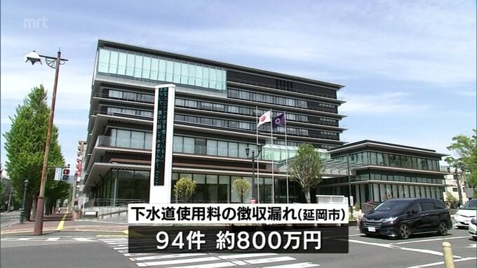 延岡市　下水道使用料　94件約800万円の徴収漏れ　|　MRTニュース ｜ ＭＲＴ宮崎放送