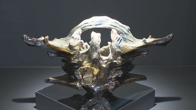 「その土地にしかないもので作るのが持ち味」日本芸術院賞を受賞した十一代大樋長左衛門さんの個展 金沢で開催　|　石川県のニュース｜MRO北陸放送