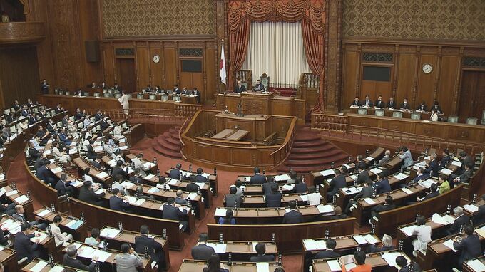 【速報】教員の待遇改善へ　改正給特法が成立　残業時間削減などで与野党が修正