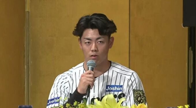 「100安打、新人王を目指したい」阪神ドラフト２位 谷端将伍選手が入団会見 星稜高校OB　|　石川県のニュース｜MRO北陸放送