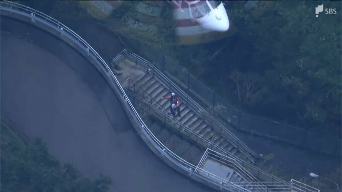 「死ぬかと思った」ヘリコプターで33人の救助完了 人気観光スポット付近で複数の落石 一時観光客ら取り残される＝静岡・川根本町【続報】　|　静岡のニュース | SBSNEWS | 静岡放送