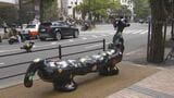 「街に出て歩くきっかけに」アートなベンチ　福岡市天神に登場　|　福岡のニュース｜RKB NEWS｜RKB毎日放送