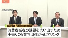 「準備に最低1年は必要」食料品の消費税減税に慎重論　国民会議が小売業界からヒアリング　システム改修などに時間要する| TBS CROSS DIG with Bloomberg